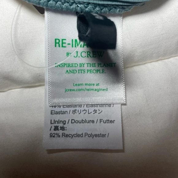 J. Crew Ribbed curved-waist cheeky string bikini bottom
Size M - Picture 7 of 11